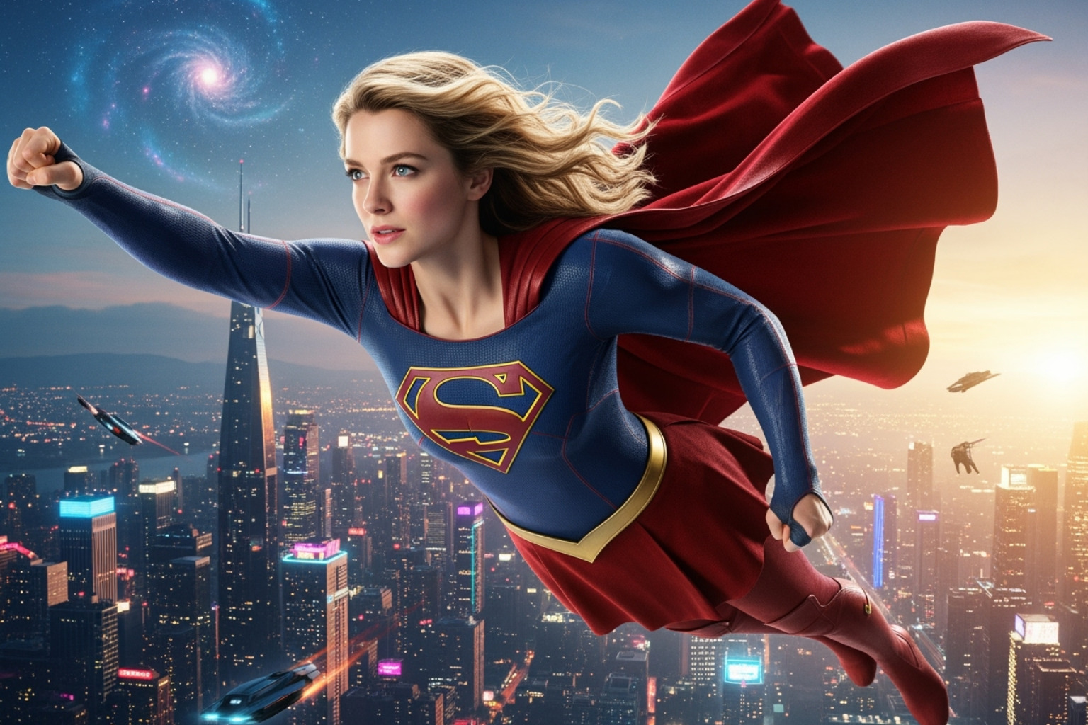 Official 'Supergirl: Woman of Tomorrow' promotional art - milly alcock