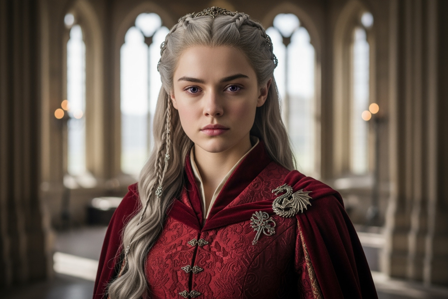 Milly Alcock as young Rhaenyra Targaryen in 'House of the Dragon' - milly alcock