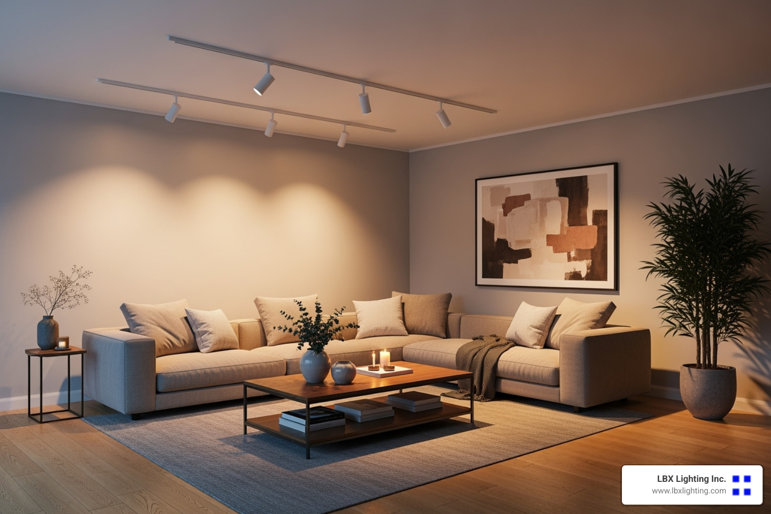 track lighting providing ambient light - living room track lighting