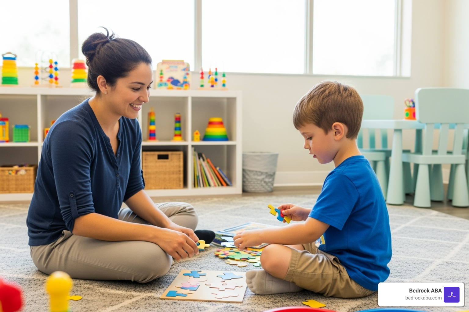 A person using a laptop to search for local services, with a map showing nearby locations on the screen - aba therapist near me