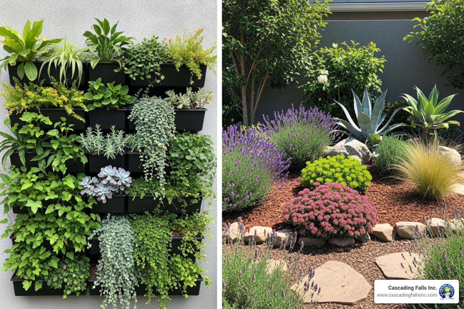 lush backyard with a vertical garden on one wall and drought-tolerant plants in another section - unique backyard features lush backyard with a vertical garden on one wall and drought-tolerant plants in another section - unique backyard features