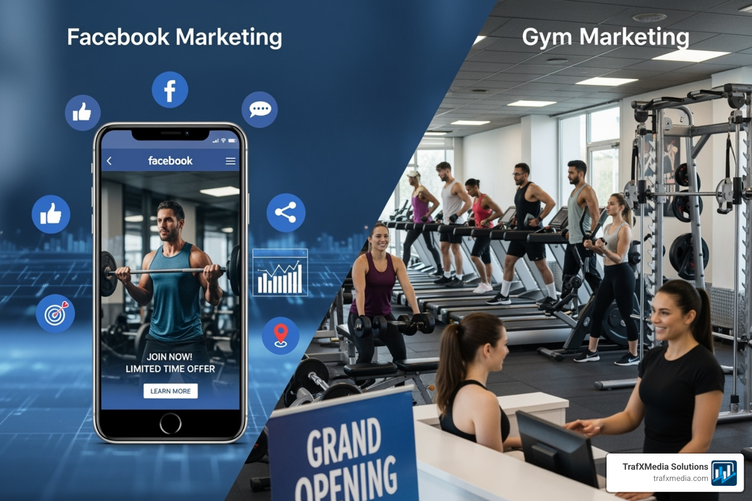Content calendar with highlighted optimal posting times for a gym, showing peak engagement days and hours for a primarily Caucasian and European descent audience - Facebook marketing for gyms