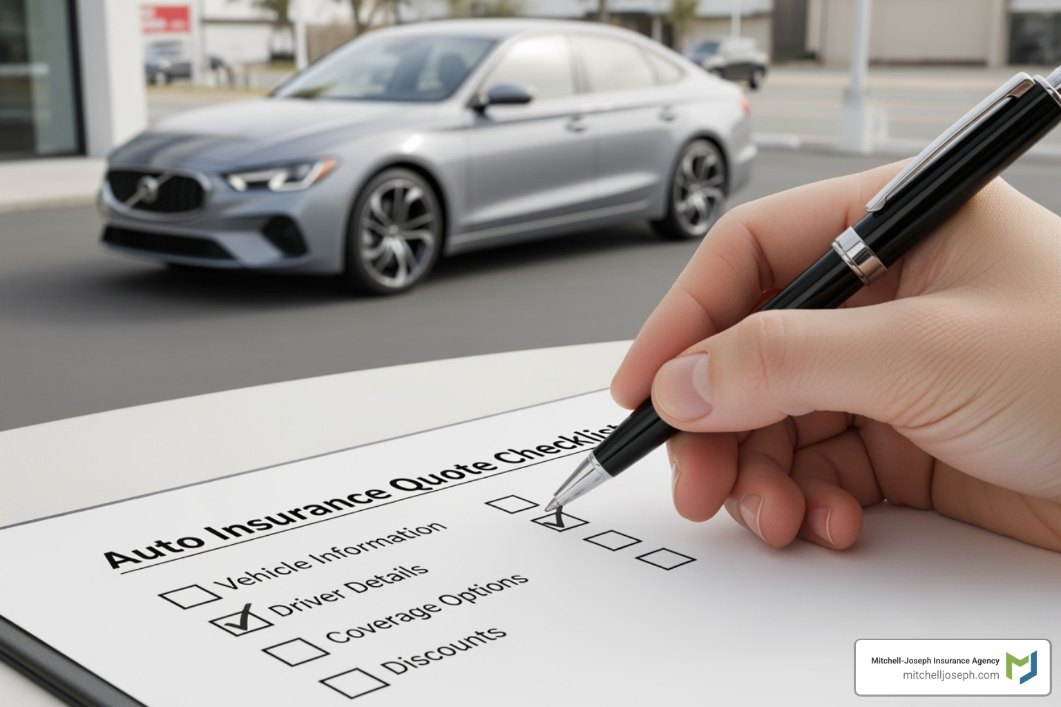 checklist for an auto insurance quote - auto insurance