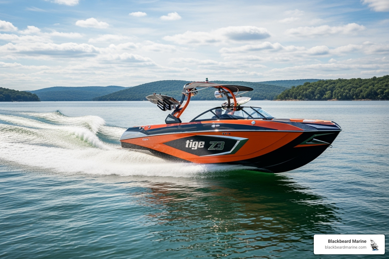 New 2024 Tige Z3 from Blackbeard's inventory - wakeboard boat dealers in oklahoma