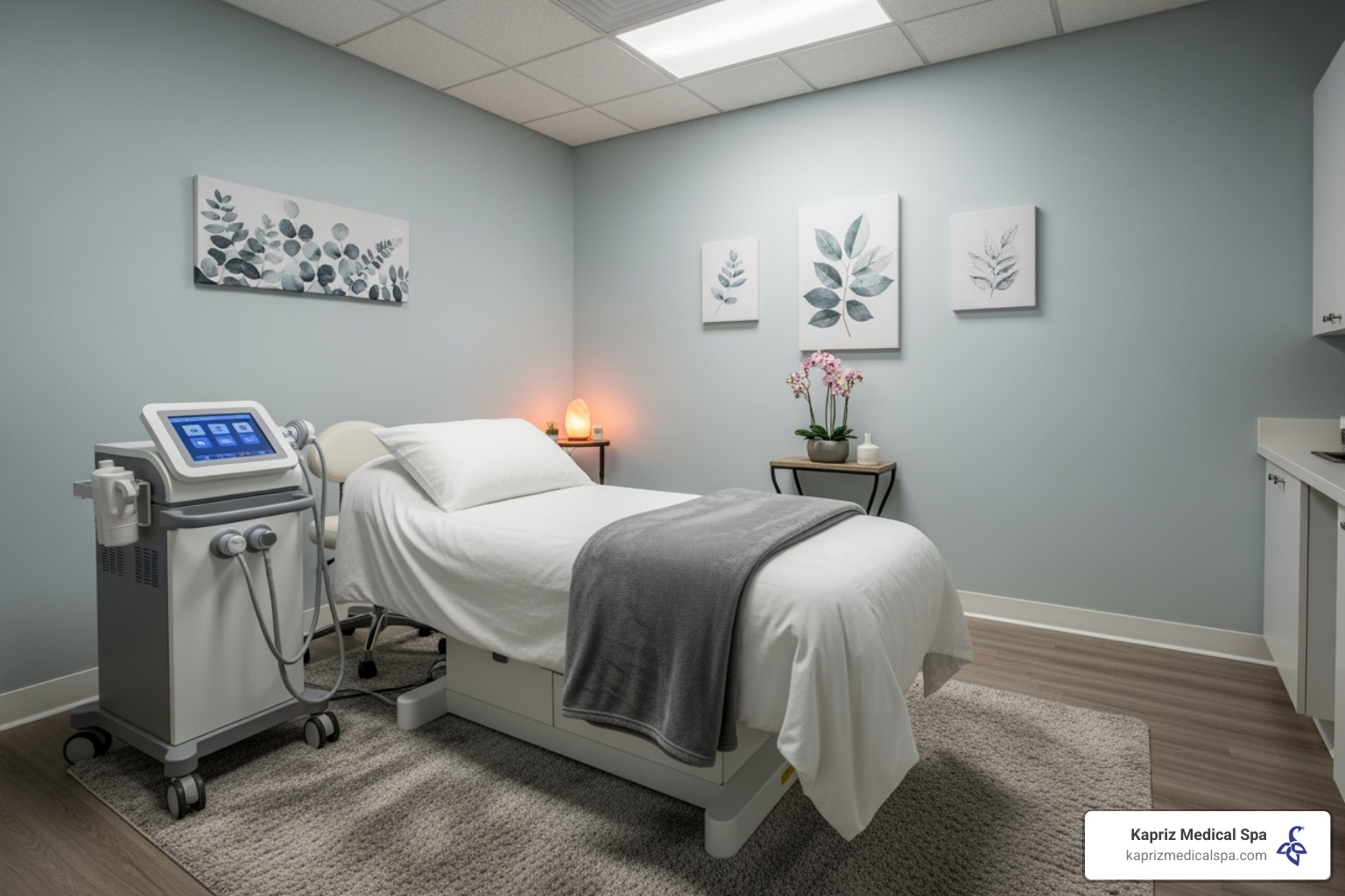 Calm, professional medical spa treatment room - IPL photofacial Jacksonville Calm, professional medical spa treatment room - IPL photofacial Jacksonville