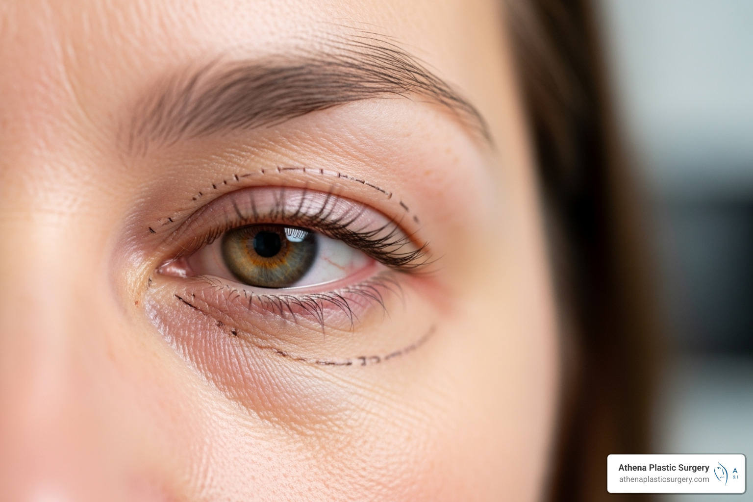 surgeon in consultation discussing facial anatomy - eyelid surgery cost