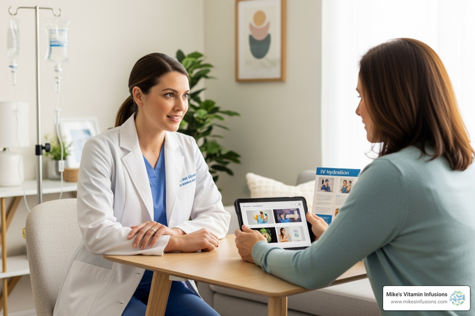 nurse consulting client - iv hydration cleveland