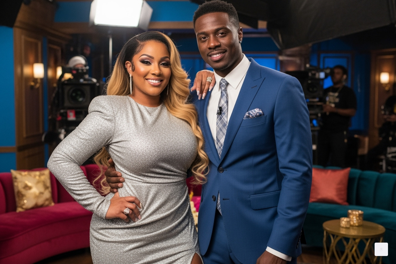 Remy Ma and Papoose on the set of Love & Hip Hop: New York - remy ma