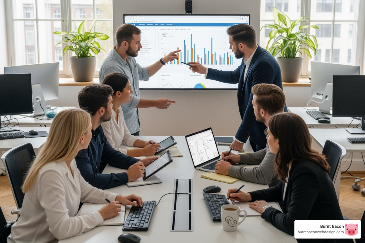 Diverse professionals representing different SEO roles - Dedicated SEO team Diverse professionals representing different SEO roles - Dedicated SEO team