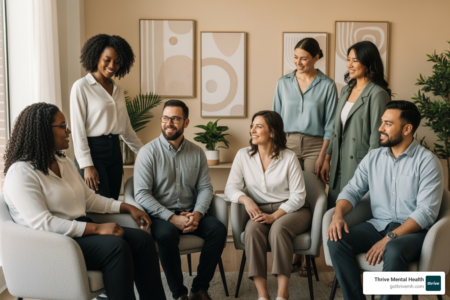 diverse group of mental health professionals - United Healthcare therapist directory