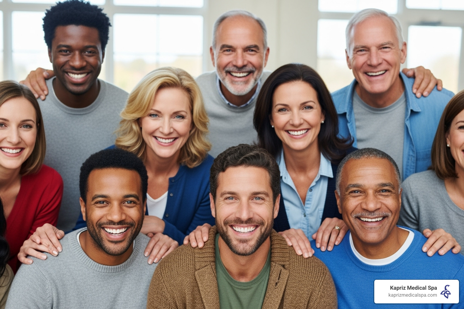 Diverse group of people smiling - body contouring jacksonville Diverse group of people smiling - body contouring jacksonville