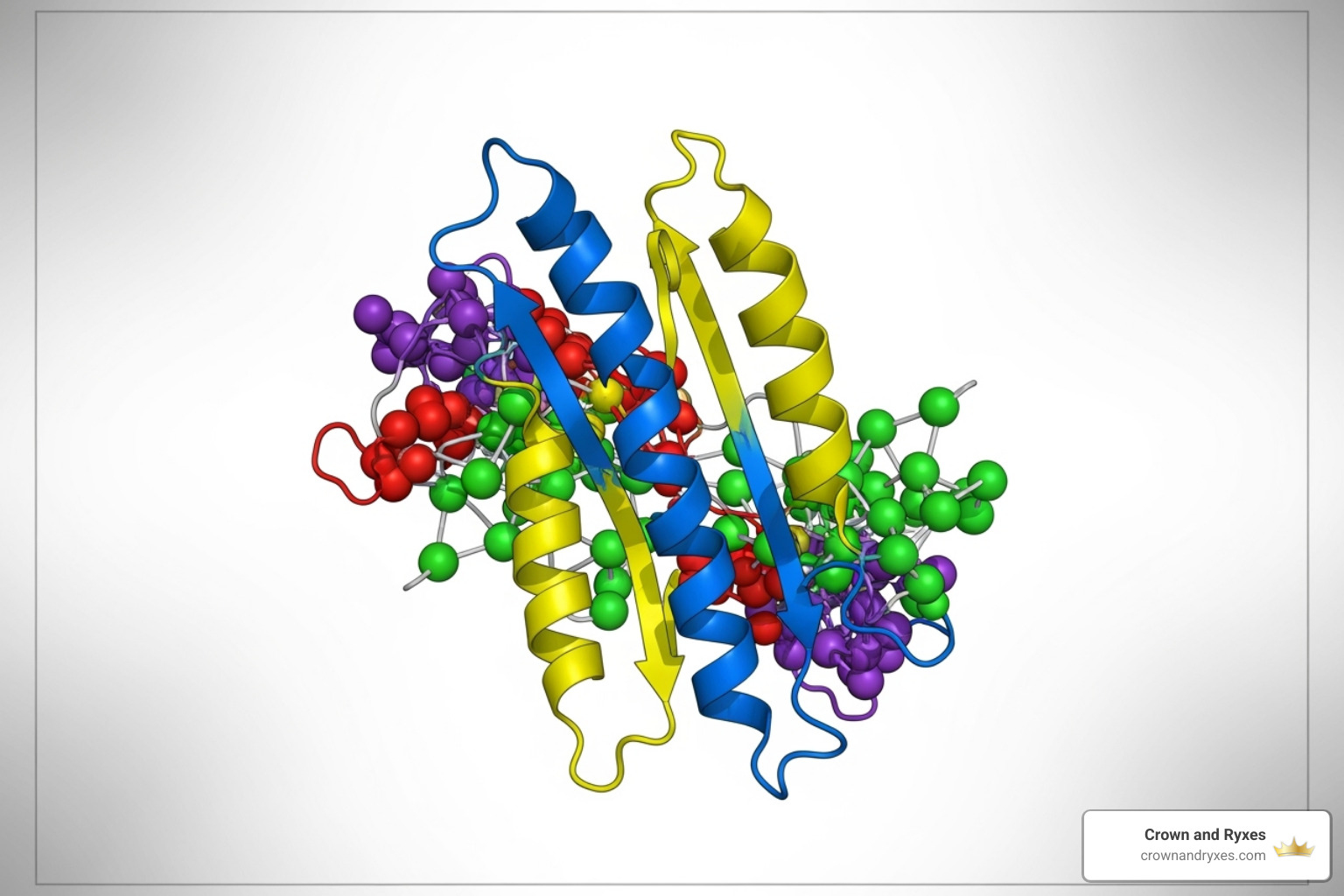 Molecular structure or a scientific diagram representing proteins - Sexual Wellness Mens Specific CTRP