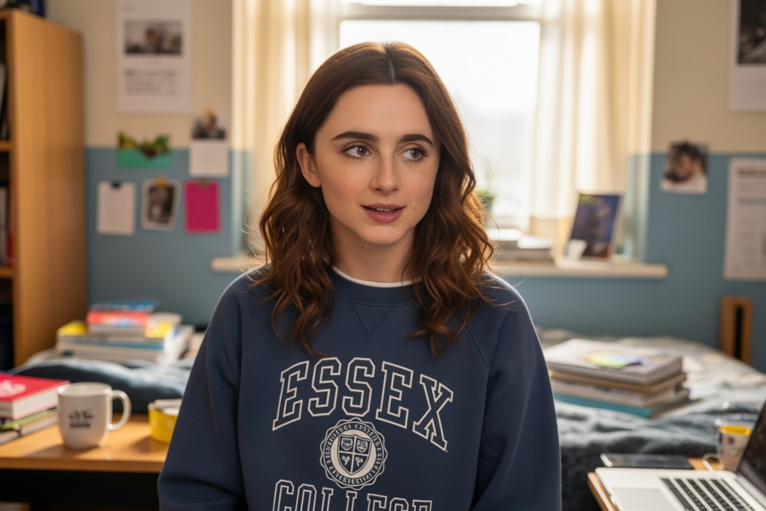 Pauline Chalamet as Kimberly in 'The Sex Lives of College Girls'. -  pauline chalamet