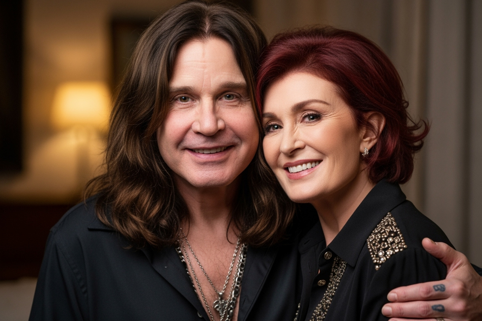 Ozzy and Sharon Osbourne together - how old is ozzy osbourne