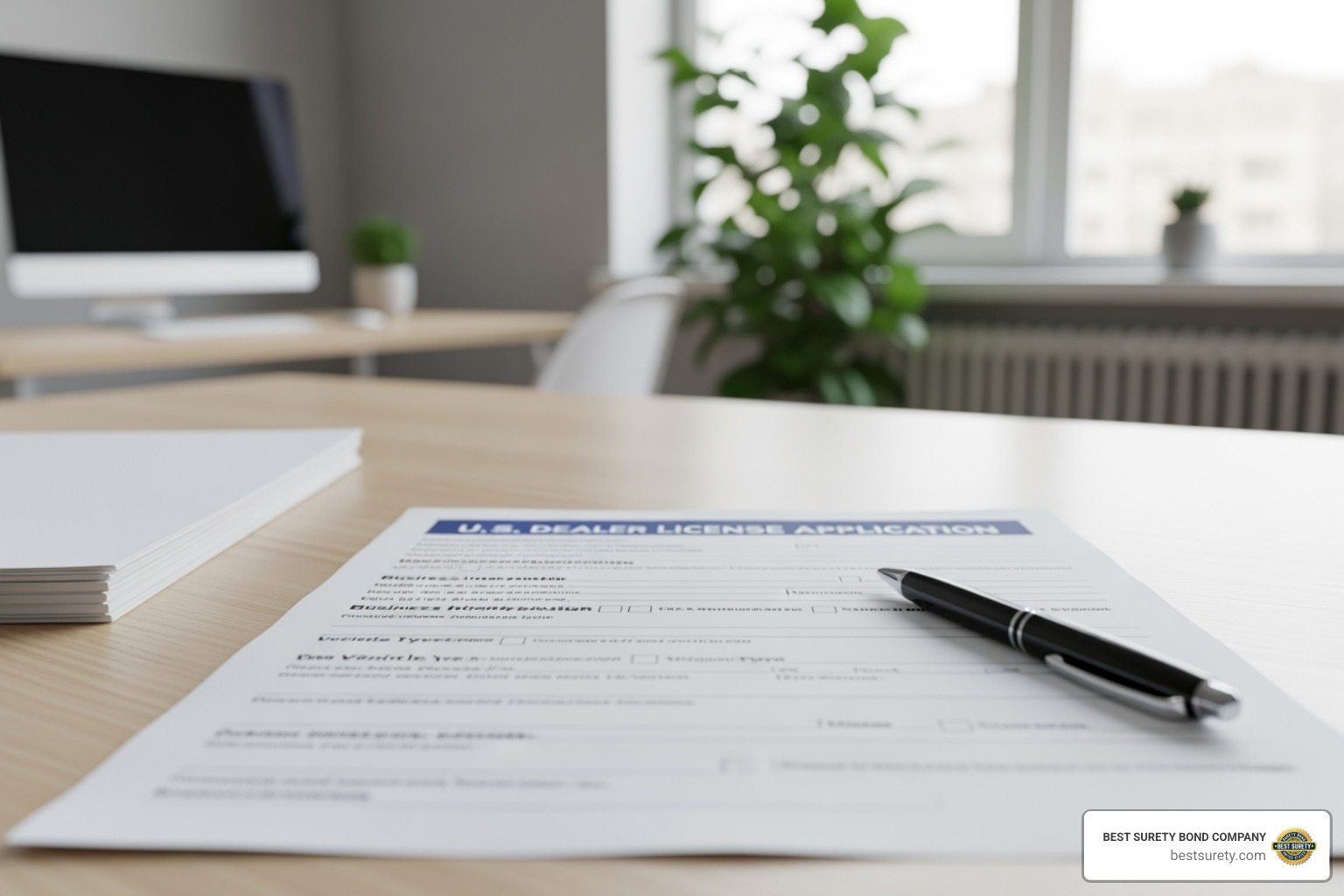 a dealer license application form - auto dealer bond a dealer license application form - auto dealer bond