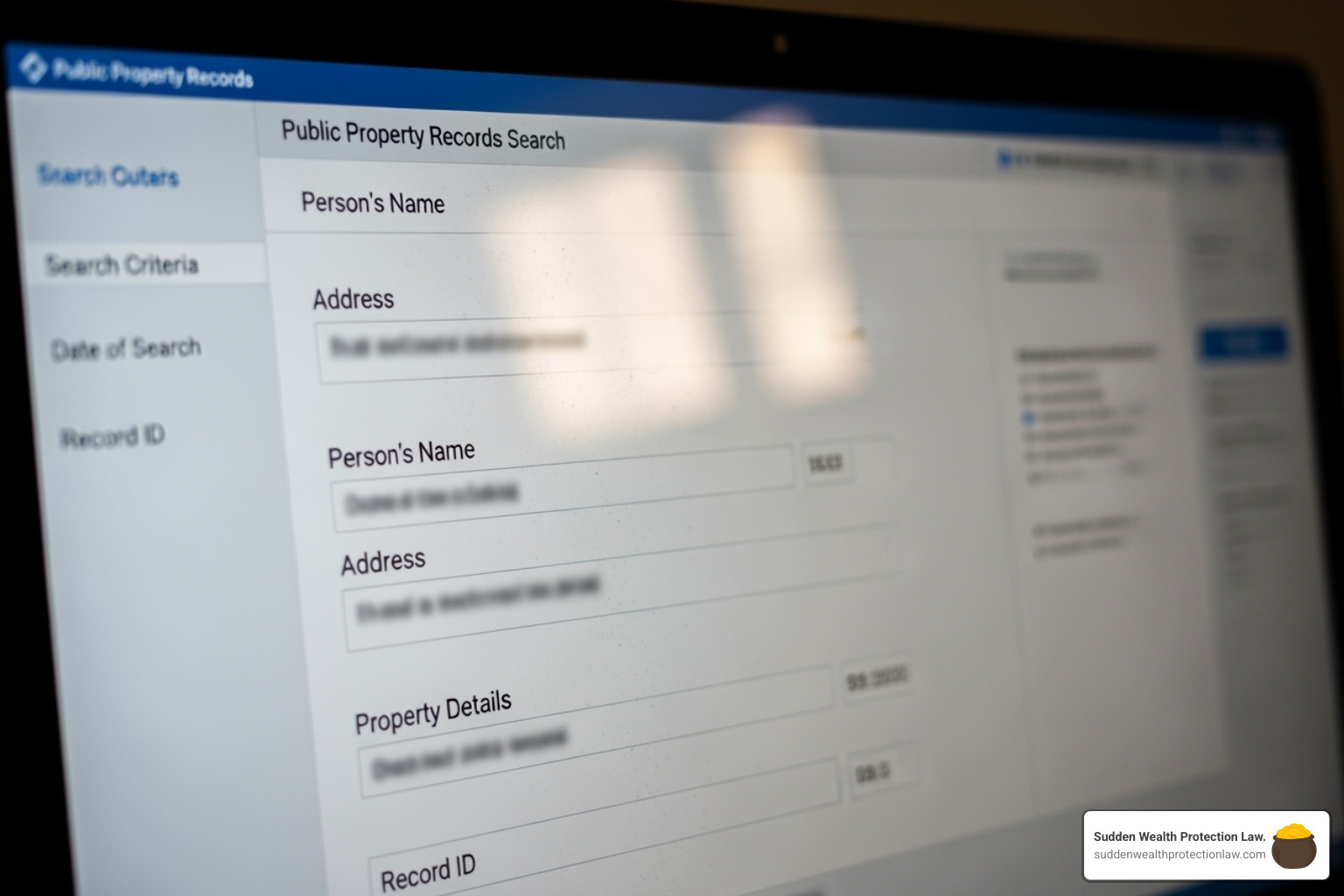 A public property records search result showing a person's name and address - Arizona privacy trust A public property records search result showing a person's name and address - Arizona privacy trust