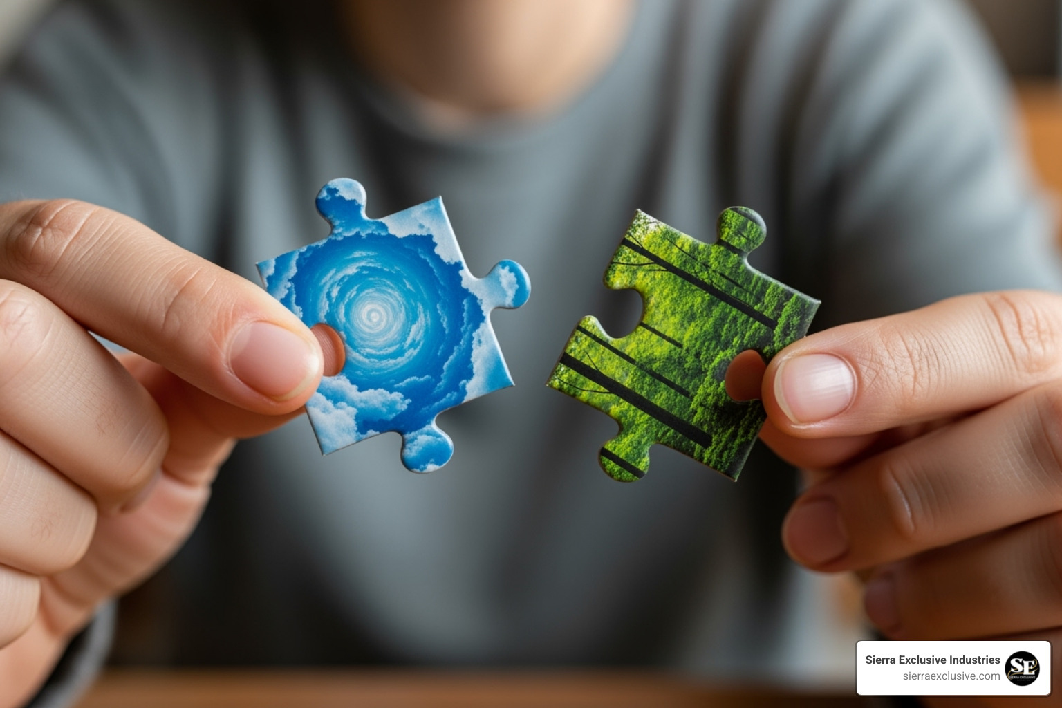 person evaluating two different puzzle pieces - business analysis consulting firms