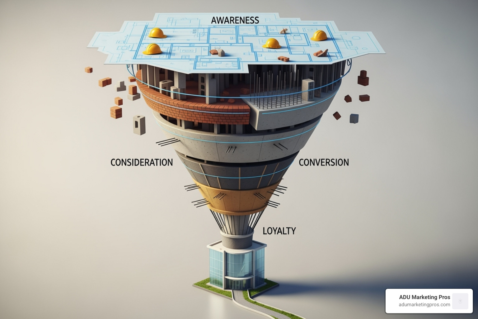 Marketing funnel for the construction industry - Construction Company Marketing