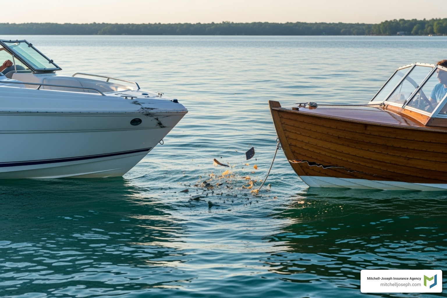 two boats after a minor collision - do you need boat insurance in ny two boats after a minor collision - do you need boat insurance in ny