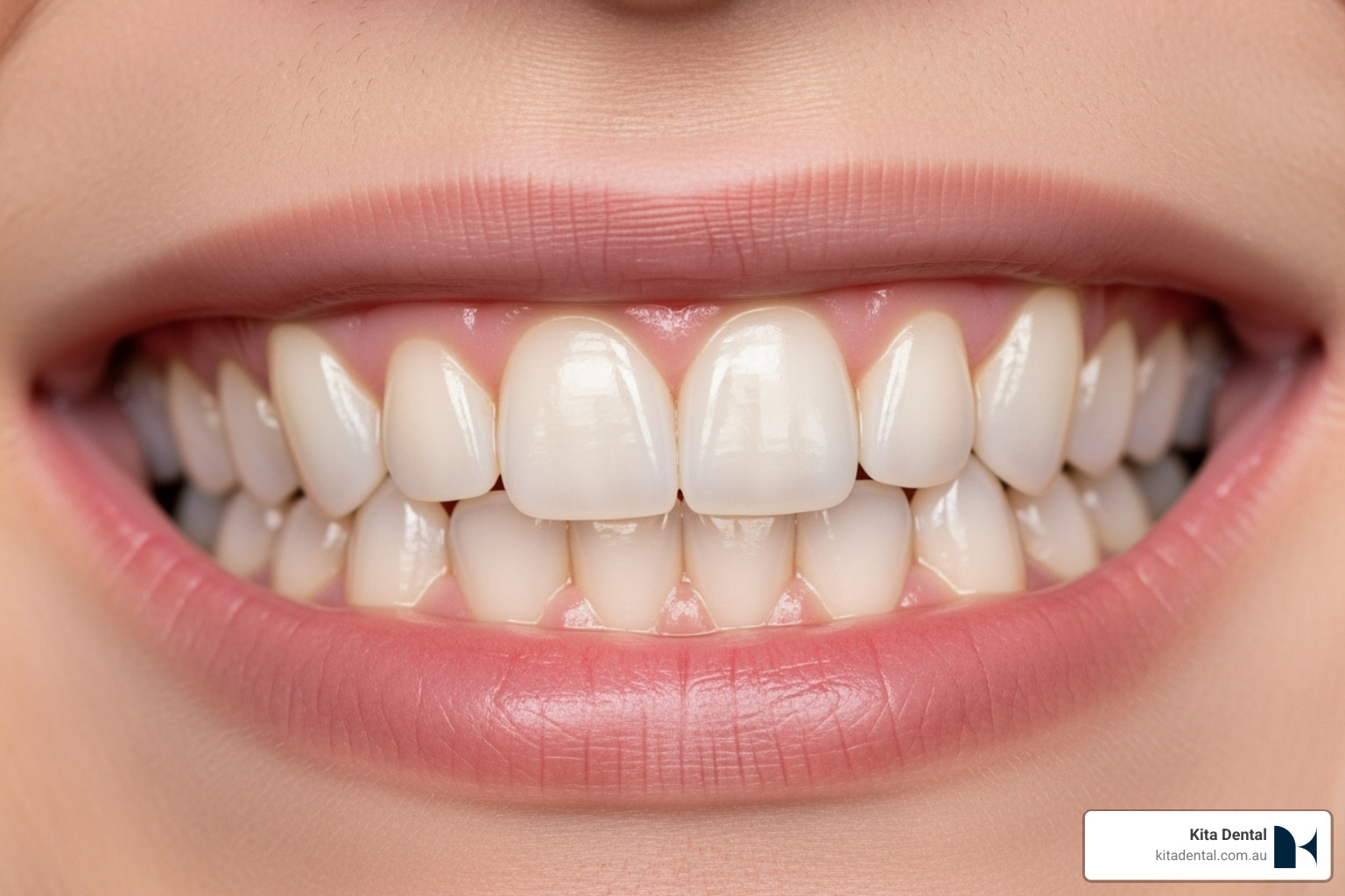 A smile with a mix of natural teeth and bonded teeth, looking seamless - composite bonding sydney