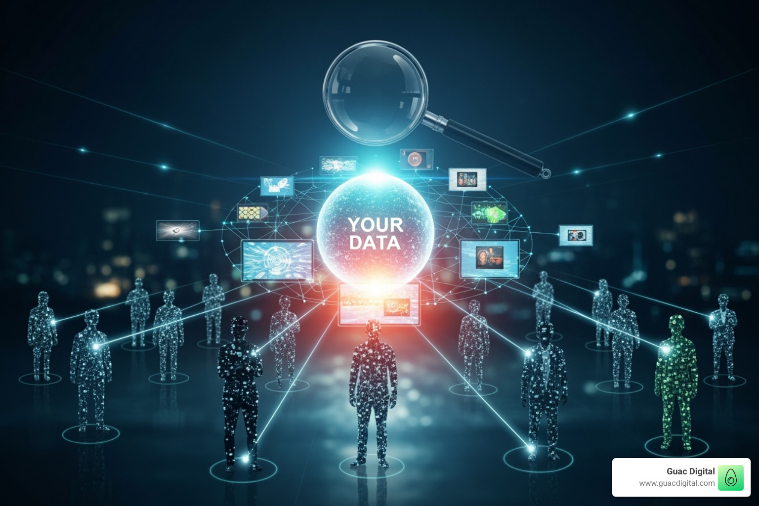 person clicking Agree on terms of service - big data advertising privacy