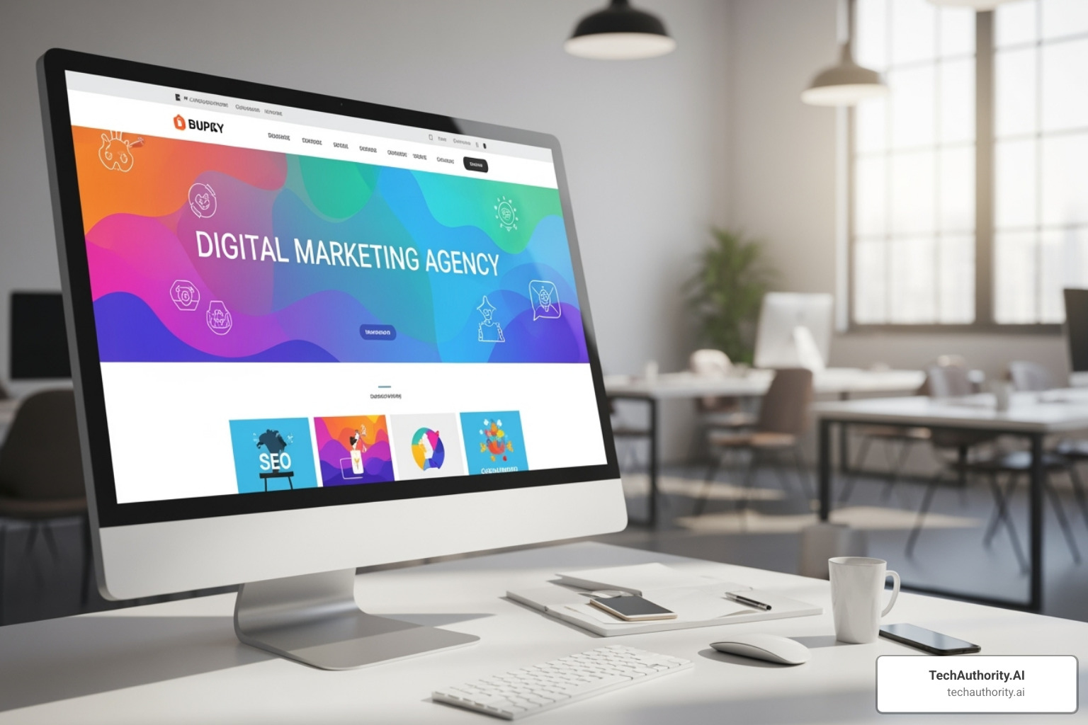 Vibrant design theme for marketing agencies - digital marketing wordpress themes
