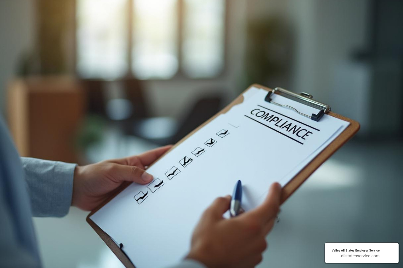 IMAGE of a checklist for compliance tasks - E-Verify for small businesses