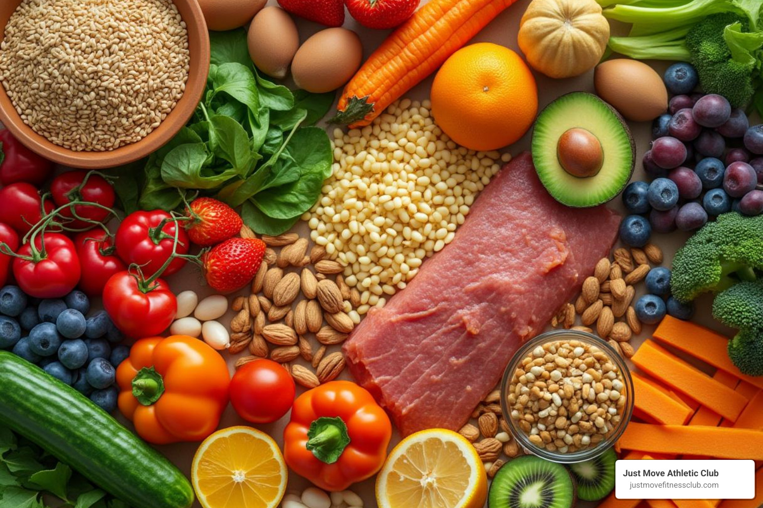 A variety of healthy, colorful foods - weight loss programs