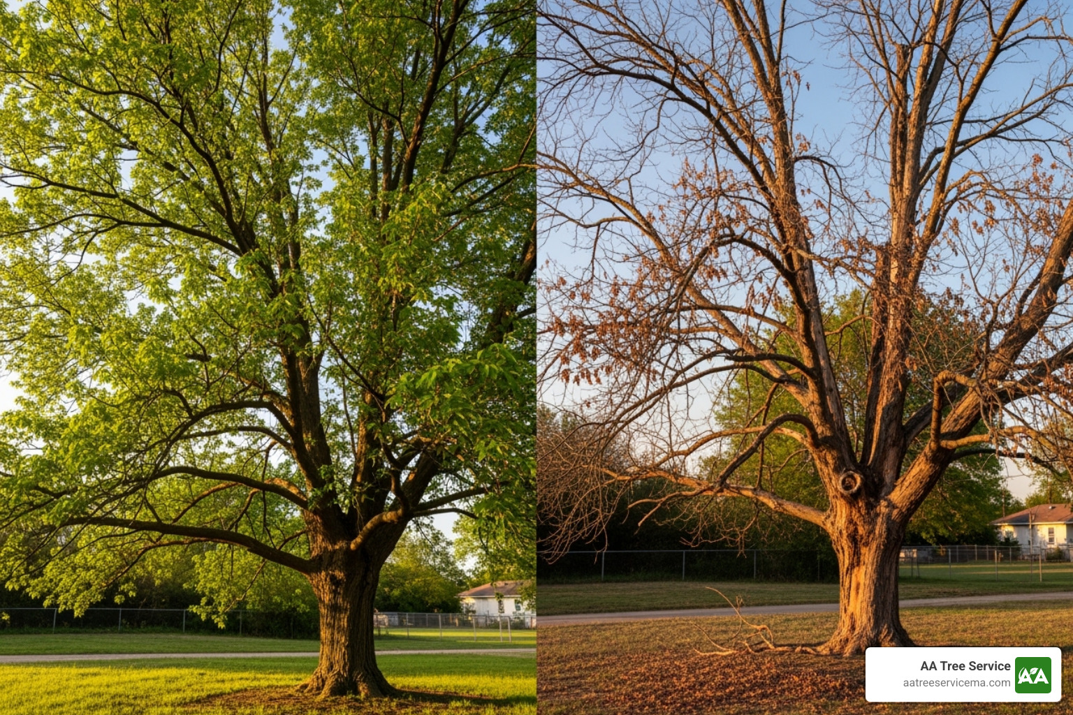 healthy tree vs decaying tree - Tree service insurance claims healthy tree vs decaying tree - Tree service insurance claims