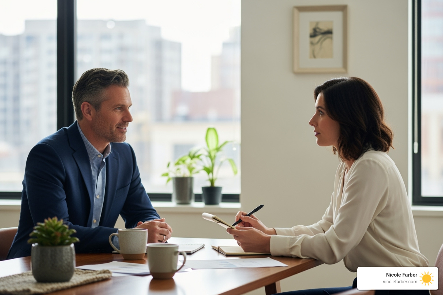 A one-on-one coaching session - Philadelphia public speaking coach