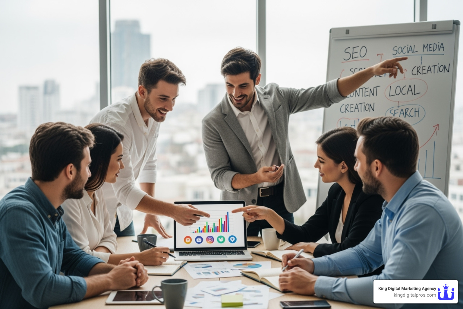 Google Maps search result showing a well-optimized Google Business Profile - digital marketing agency for small businesses