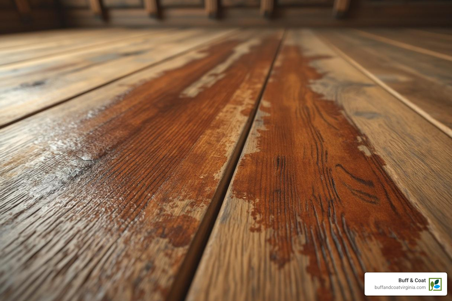 Wood stain samples on an oak floor - floor refinishing richmond Wood stain samples on an oak floor - floor refinishing richmond