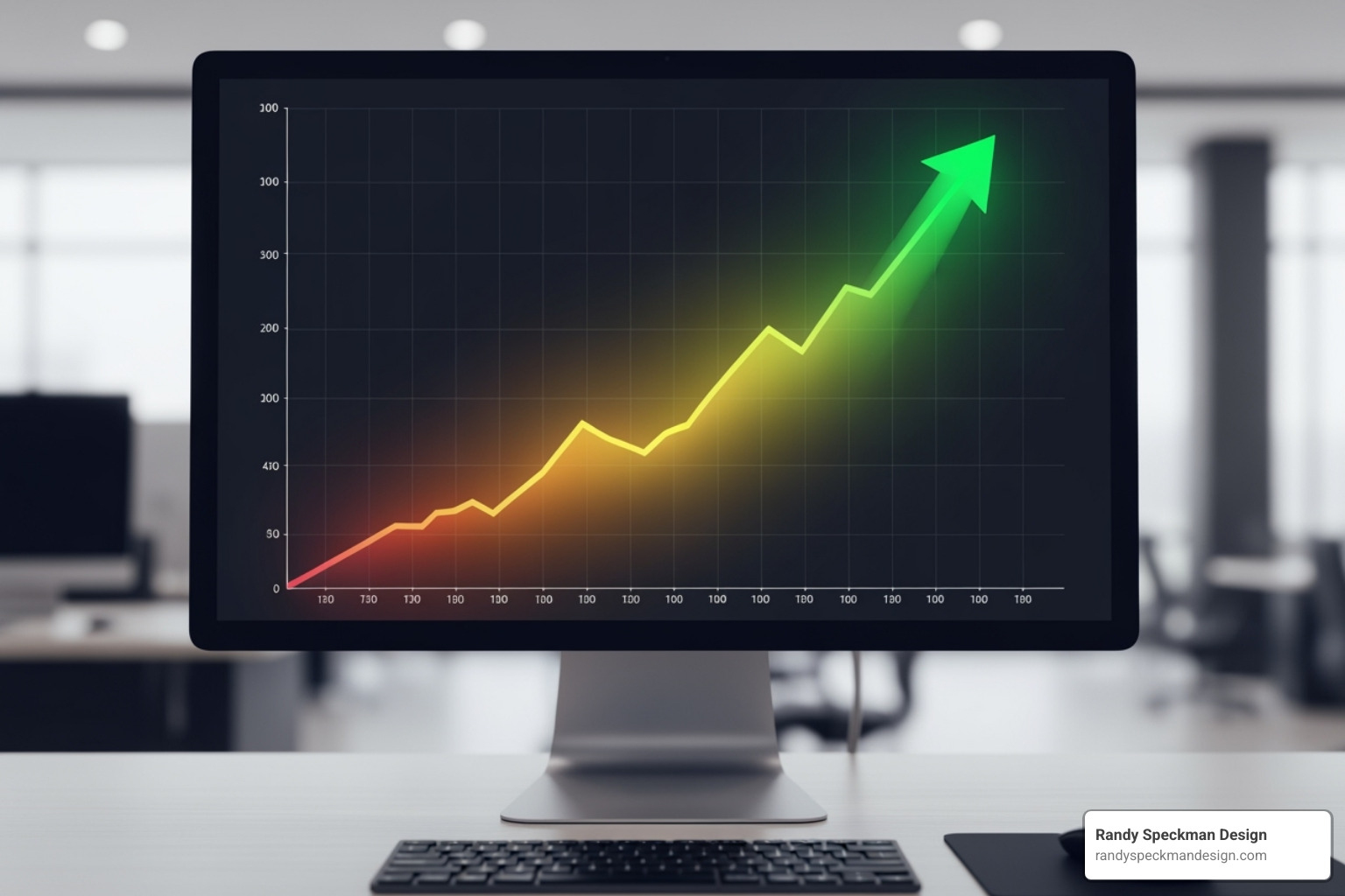 A graph showing upward trends in website traffic, engagement, and conversions, symbolizing business growth due to effective site content. - site content writing