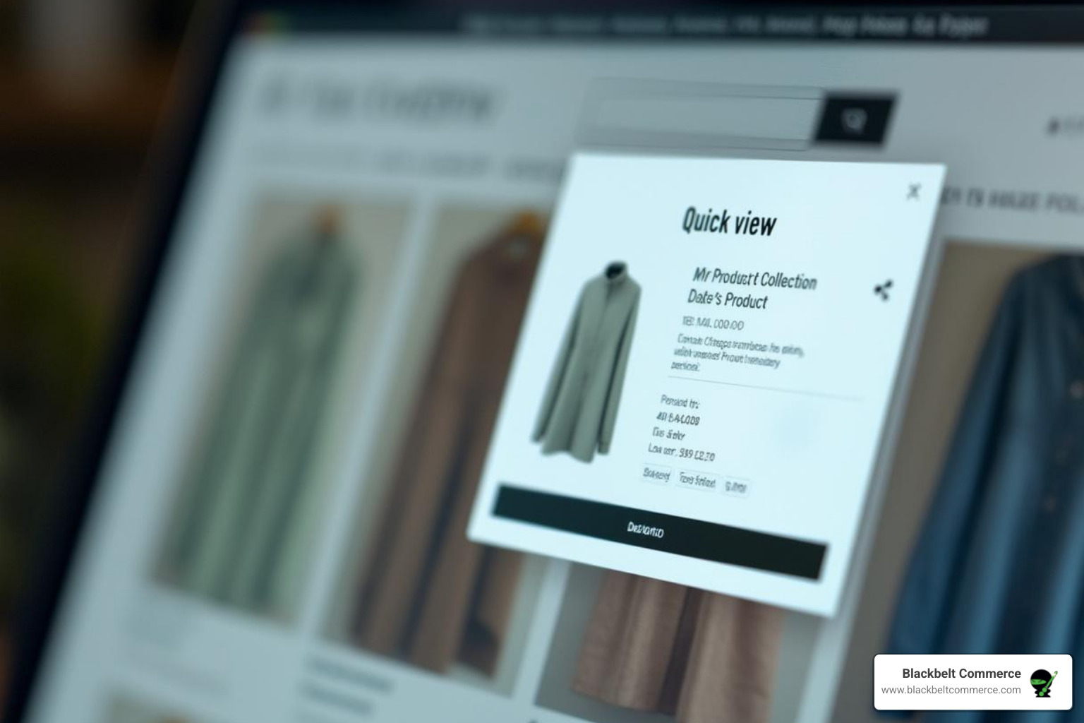 Impulse theme's quick view feature allows customers to rapidly access product details without leaving the collection page, streamlining the shopping experience - shopify impulse theme customization