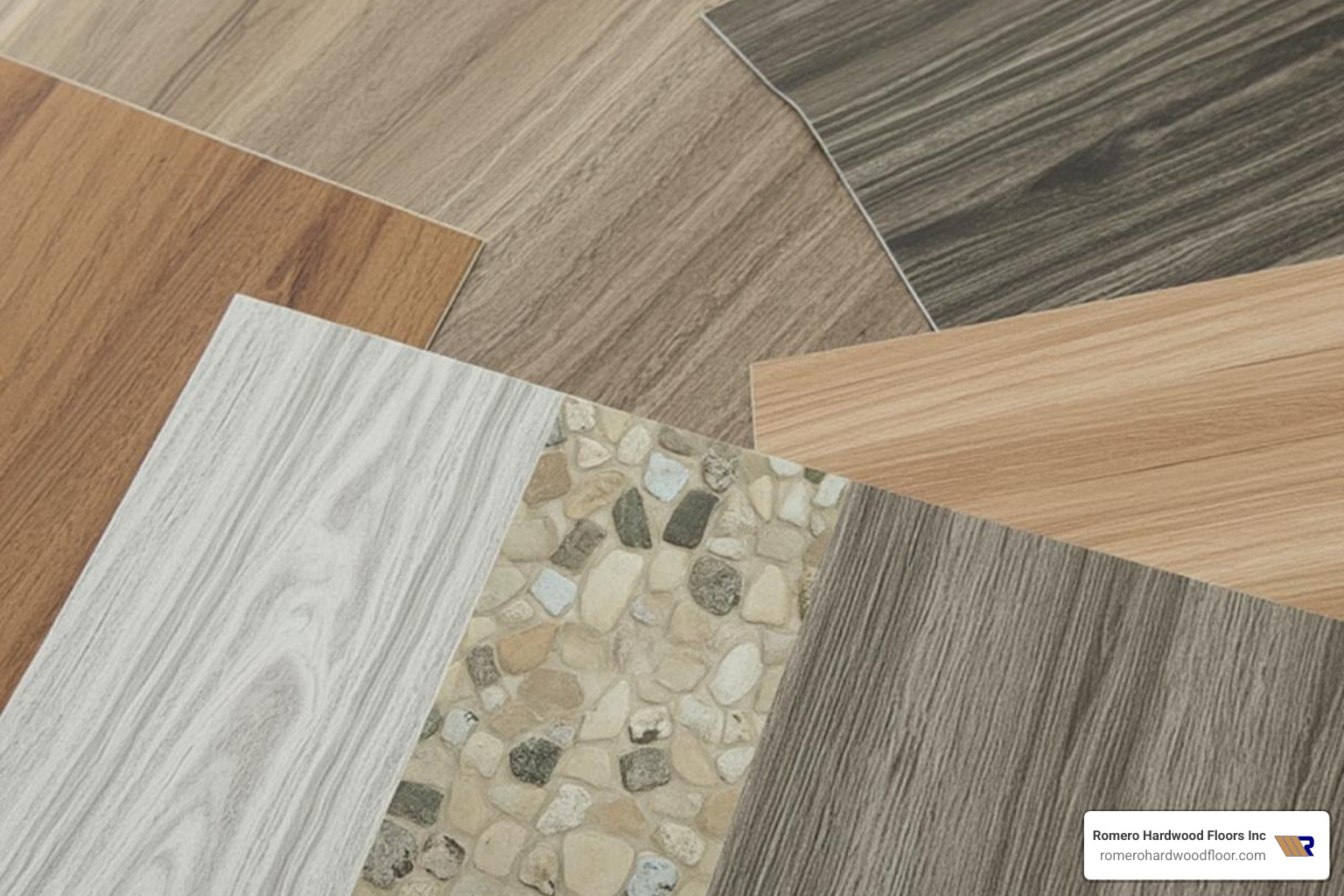 Various laminate floor styles and colors - High-quality laminate flooring