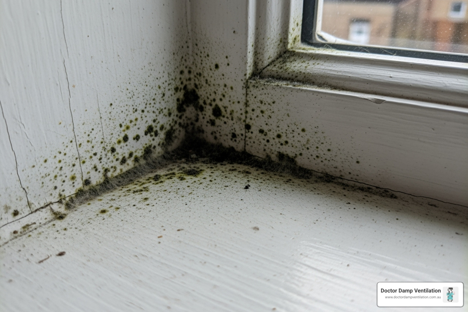 subtle mould growth on a window sill or behind furniture - mould remediation sydney subtle mould growth on a window sill or behind furniture - mould remediation sydney
