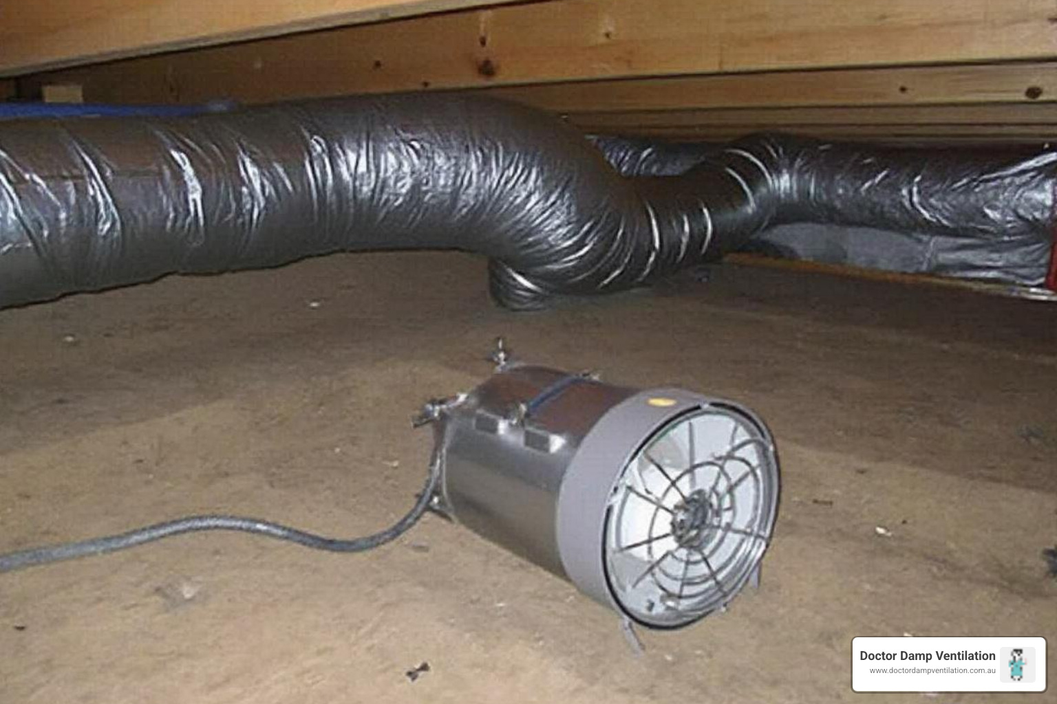 sub-floor ventilation fan installed under a house - mould removal strathfield sub-floor ventilation fan installed under a house - mould removal strathfield