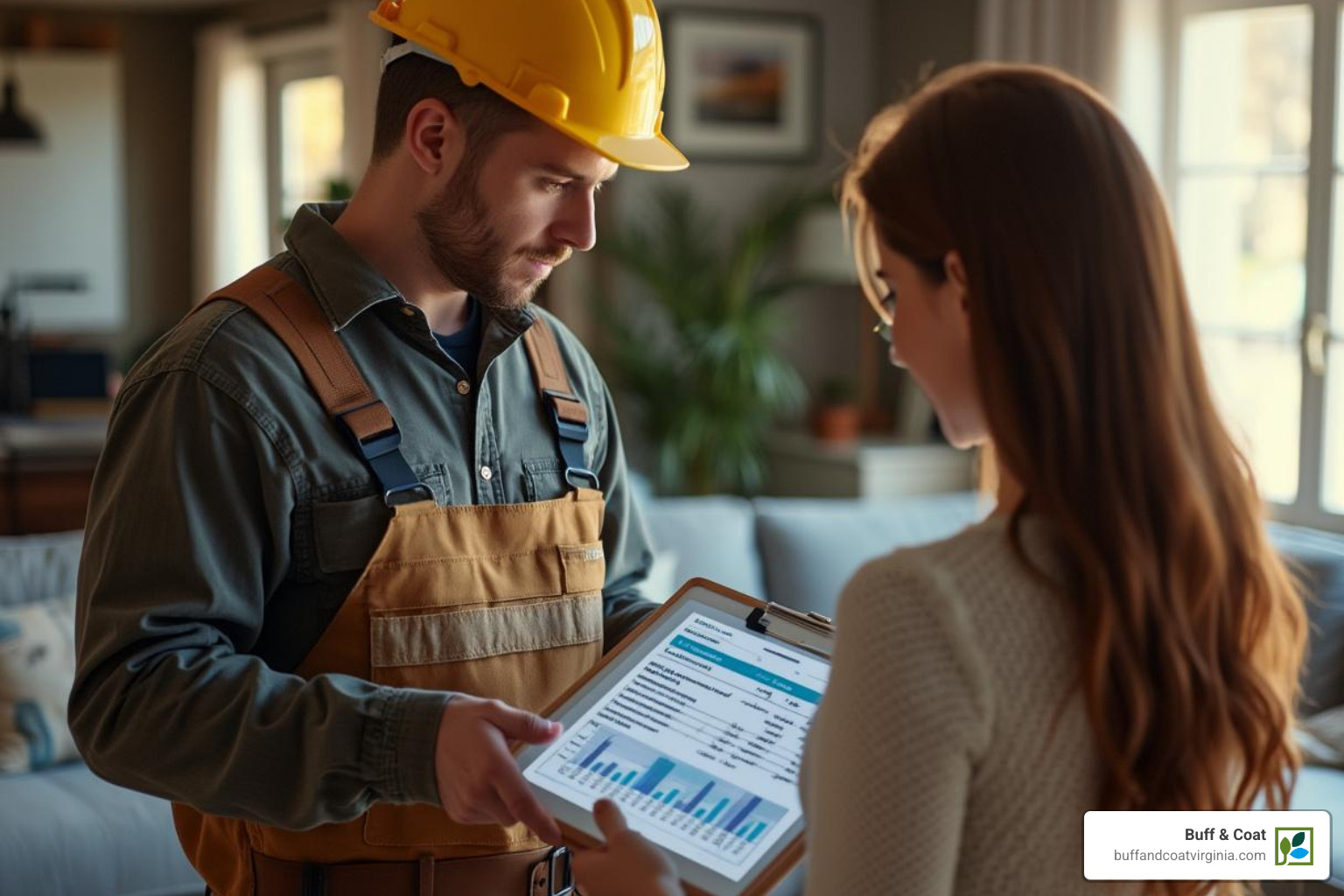 contractor providing a homeowner with a detailed estimate - hardwood floor restoration richmond va contractor providing a homeowner with a detailed estimate - hardwood floor restoration richmond va