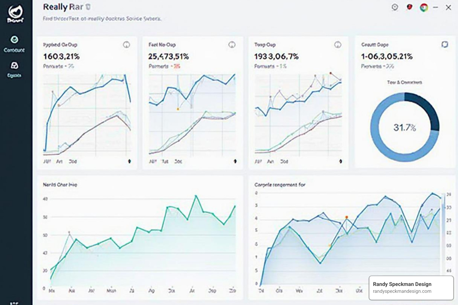 Post-launch performance dashboard comparing old vs. new metrics - website redesign marketing strategy