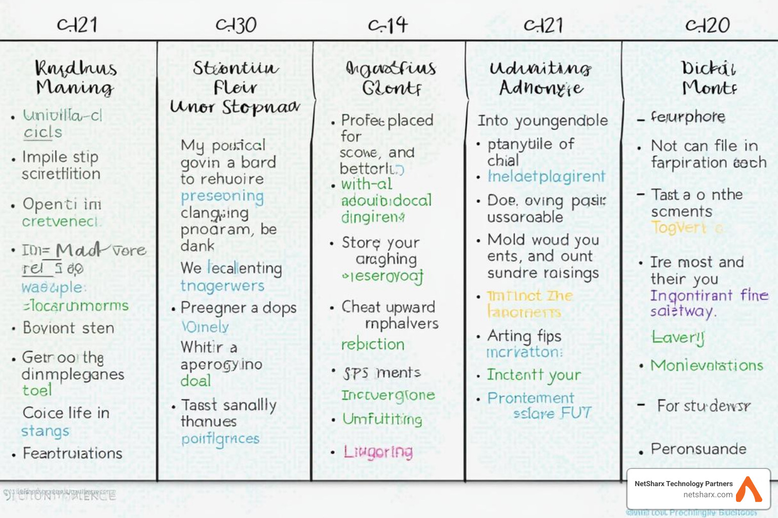 a roadmap with six distinct stages - IT infrastructure modernization services