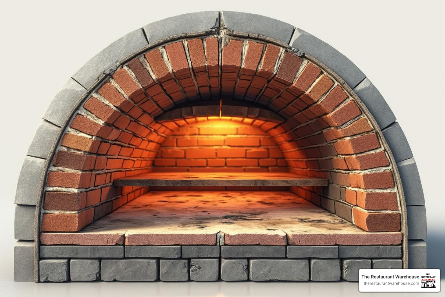Detailed cross-section of an oven showing insulation and refractory materials - how much does a wood fired pizza oven cost