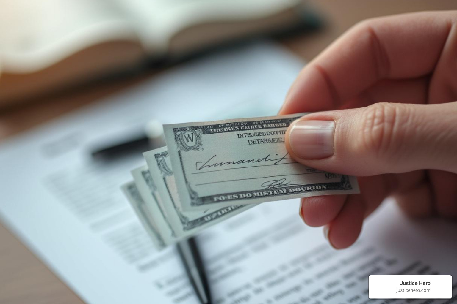 Flowchart detailing the steps from a settlement agreement to a check in hand - when will roundup settlements be paid