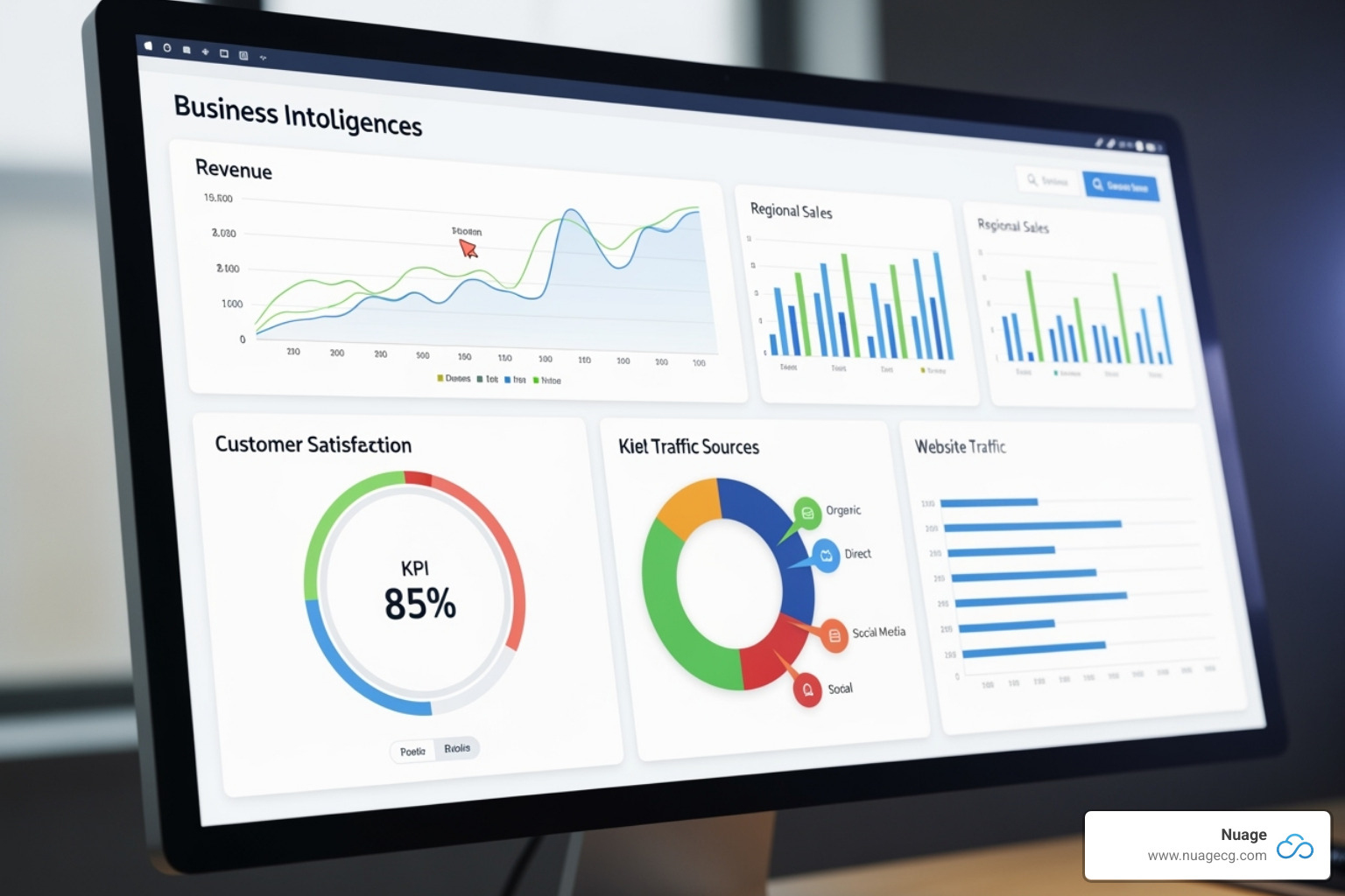NetSuite SuiteAnalytics dashboard displaying charts and KPIs - netsuite gl detail report