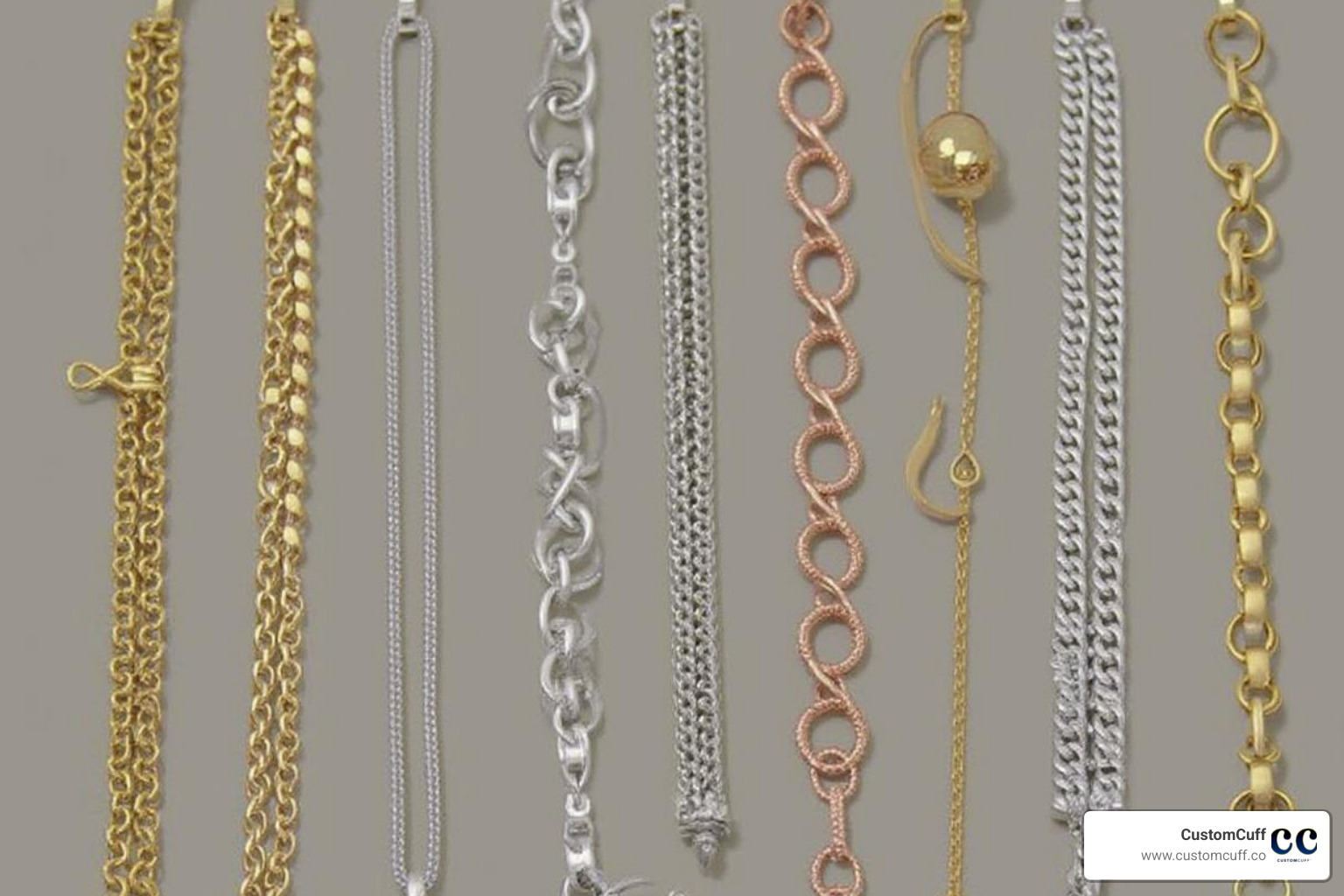 different bracelet styles and metals - engraved bracelet for girlfriend