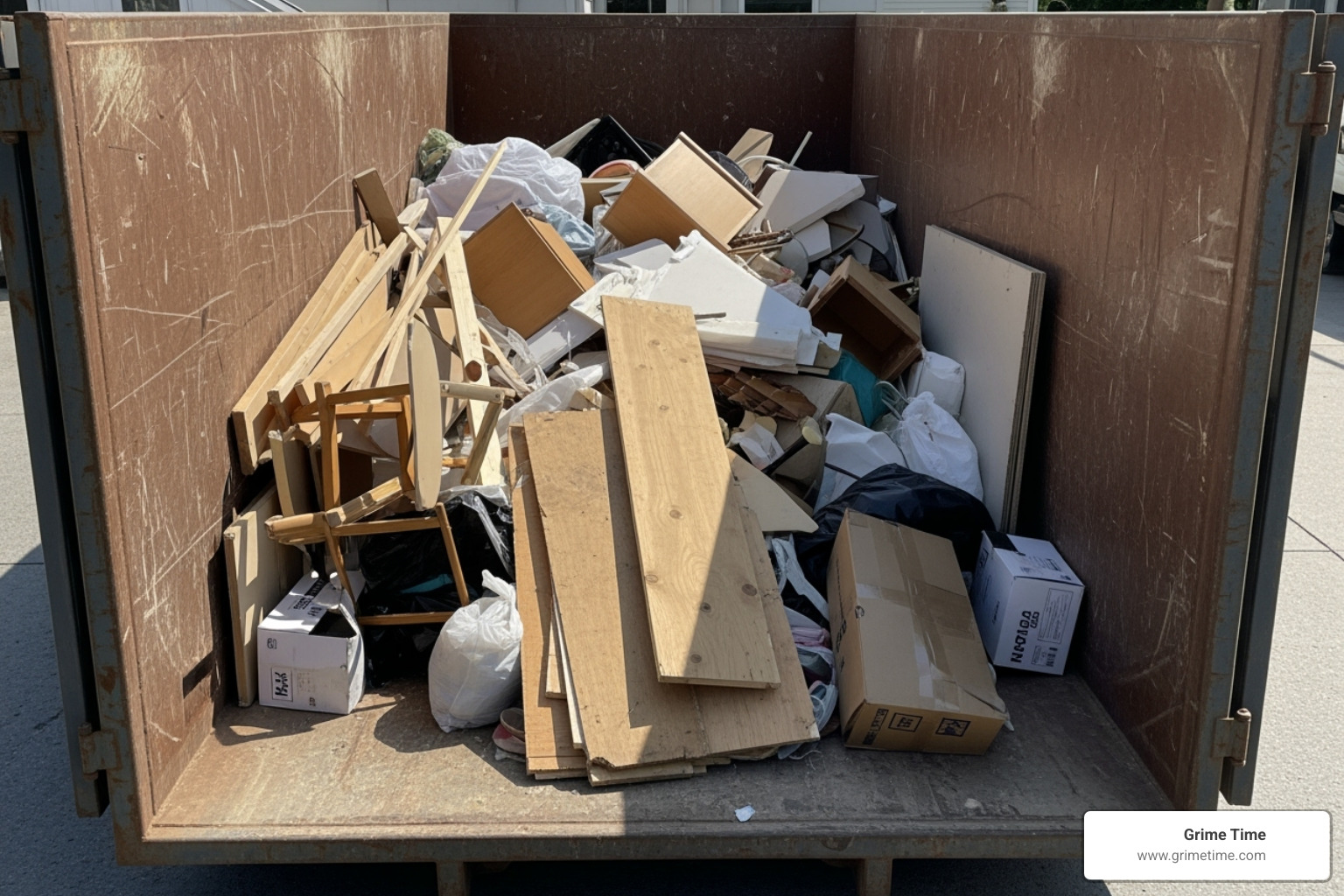 Accepted and prohibited items in a dumpster - 20 yard dumpster rental
