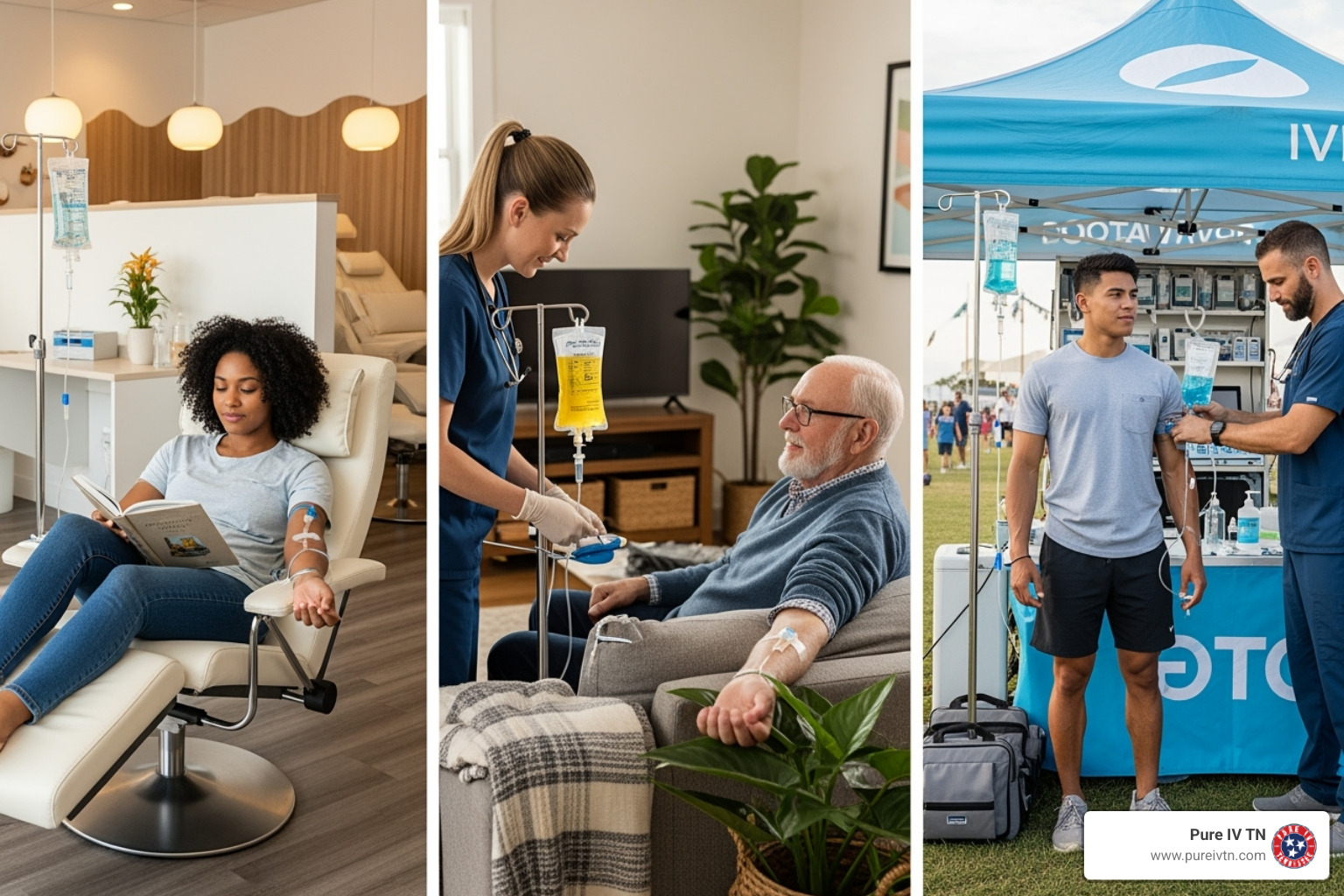 An image illustrating the factors that influence IV therapy cost, such as type of solution, added vitamins and minerals, session duration, and whether it's a mobile or in-clinic service. - iv therapy for hydration