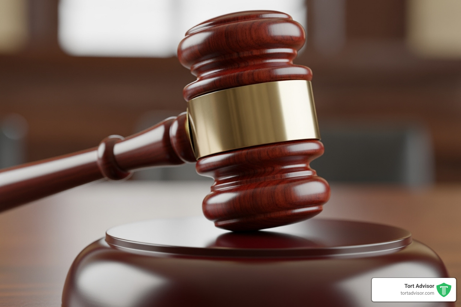 A close-up image of a gavel on a sound block, symbolizing legal proceedings - bair hugger lawsuit