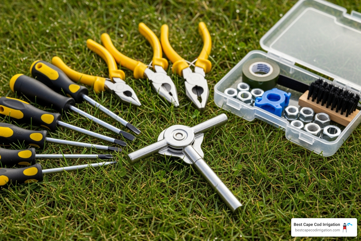 tools for sprinkler system spring startup - sprinkler system spring