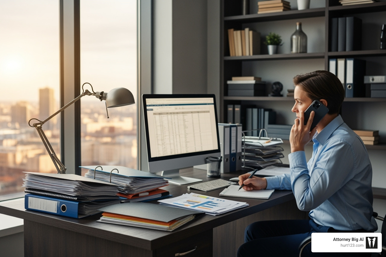 Person organizing documents and making a phone call - Can I sue insurance company Person organizing documents and making a phone call - Can I sue insurance company