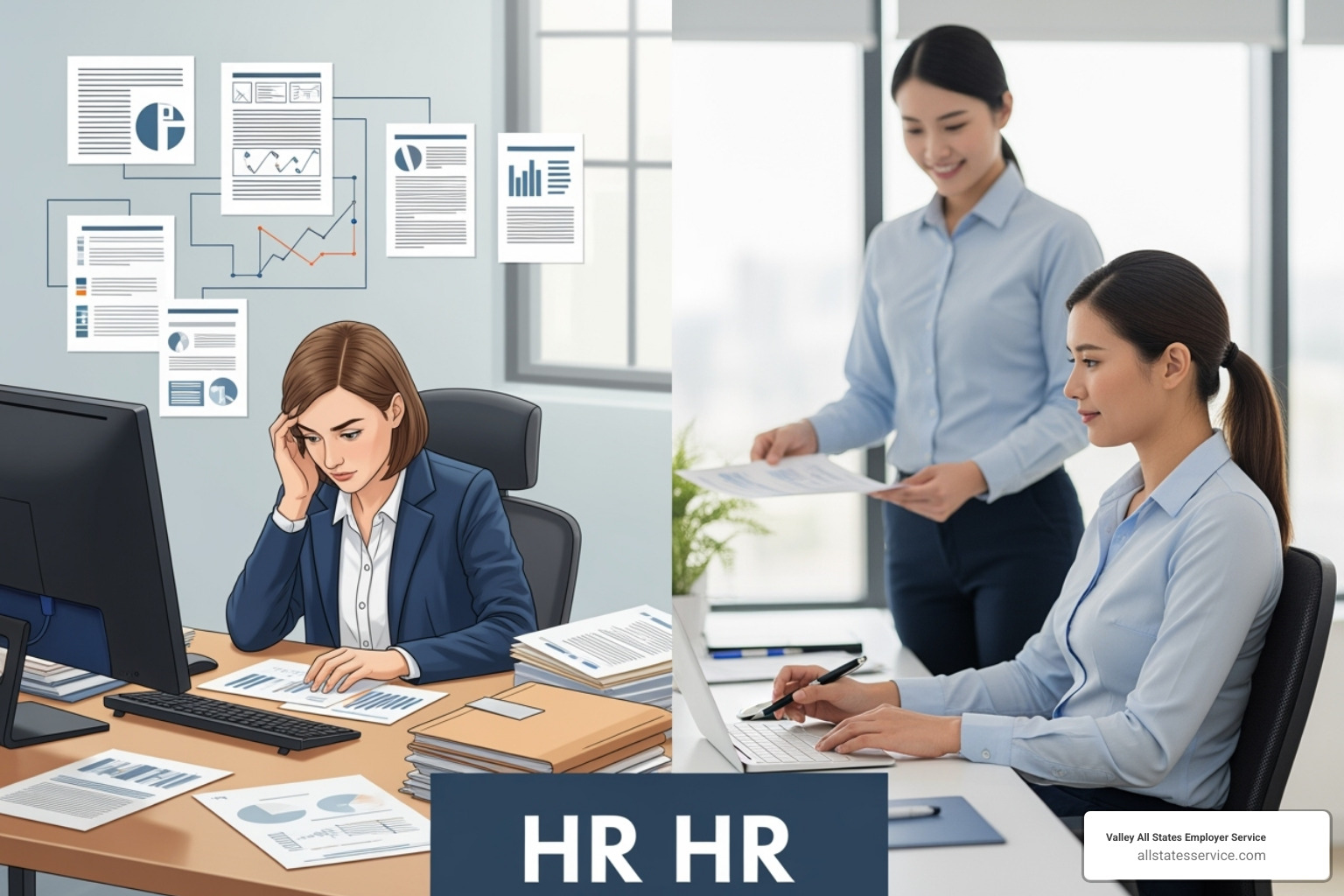 Flowchart comparing the steps of DIY E-Verify versus using an E-Verify Employer Agent - E-Verify employer agent
